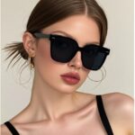 復古方形大框塑膠太陽眼鏡｜男女通用｜經典款式