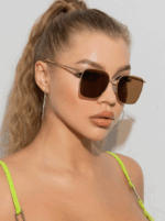 復古巨星感｜金屬方形大鏡框造型眼鏡